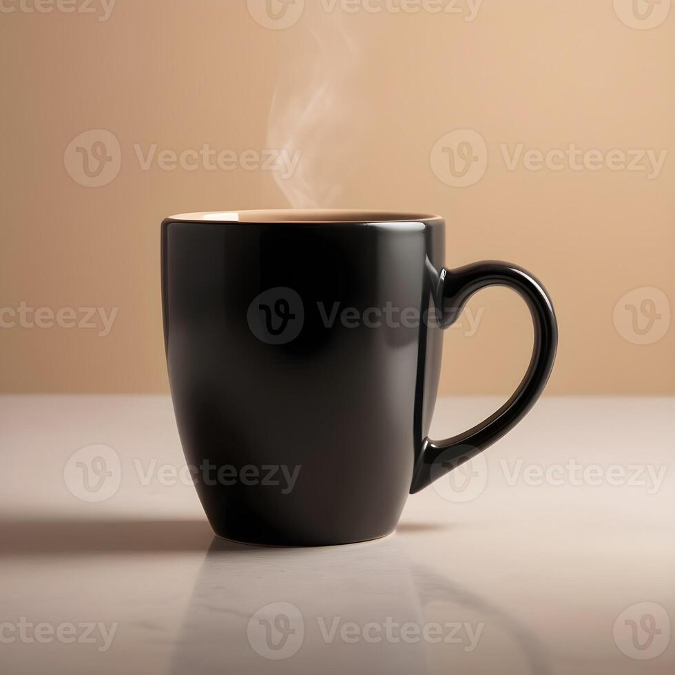 AI generated coffee mug mockup photo