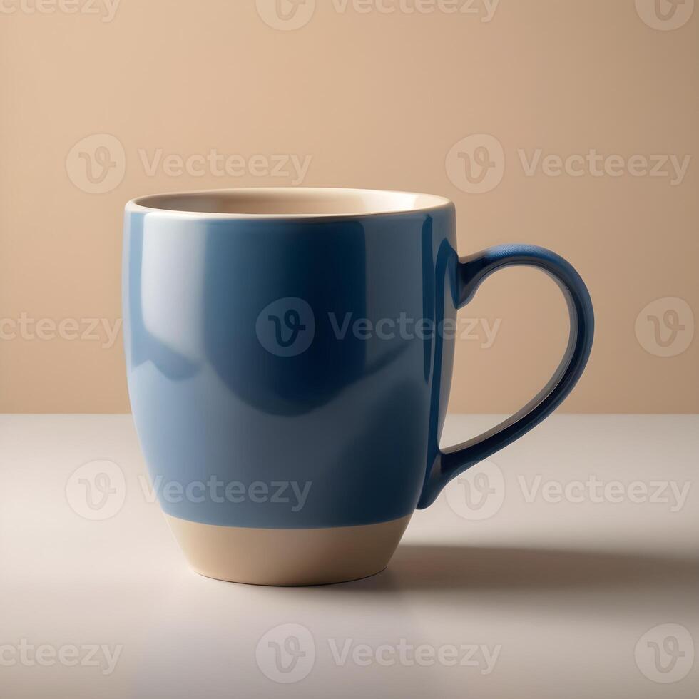 AI generated coffee mug mockup photo