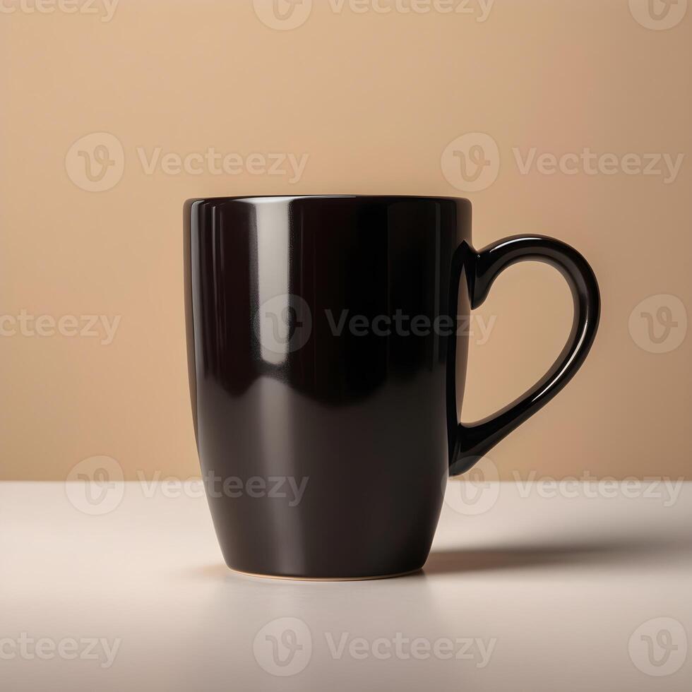 AI generated coffee mug mockup photo