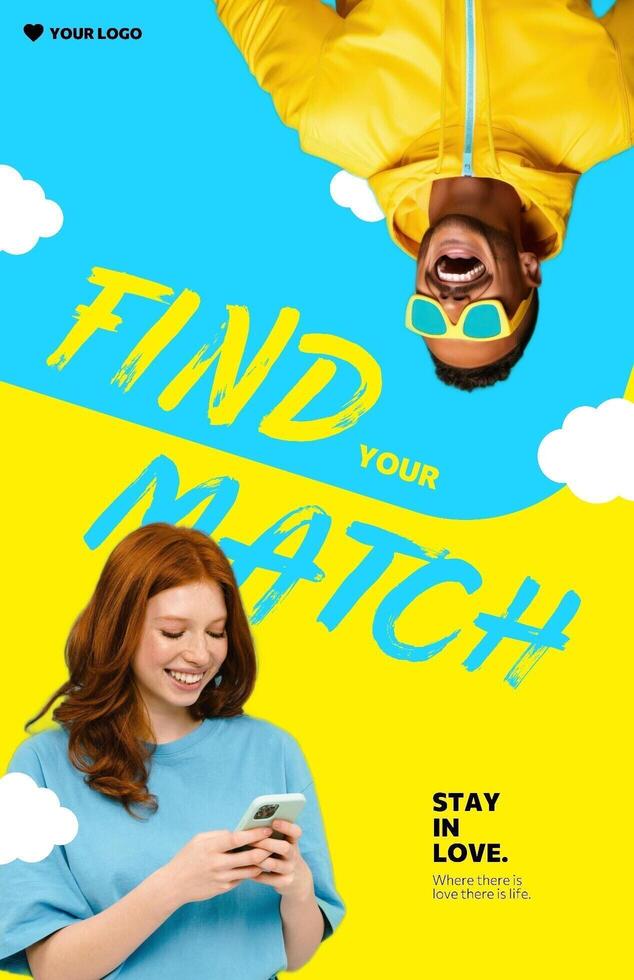 Dating Apps Ads Poster Template