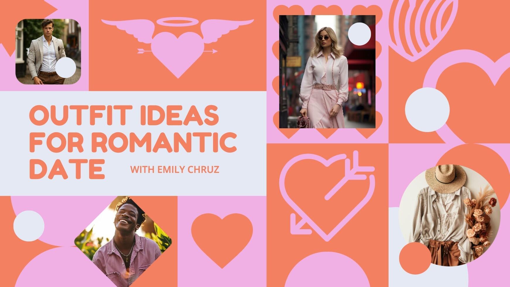Outfit Ideas for Romantic Dates Youtube Thumbnail template