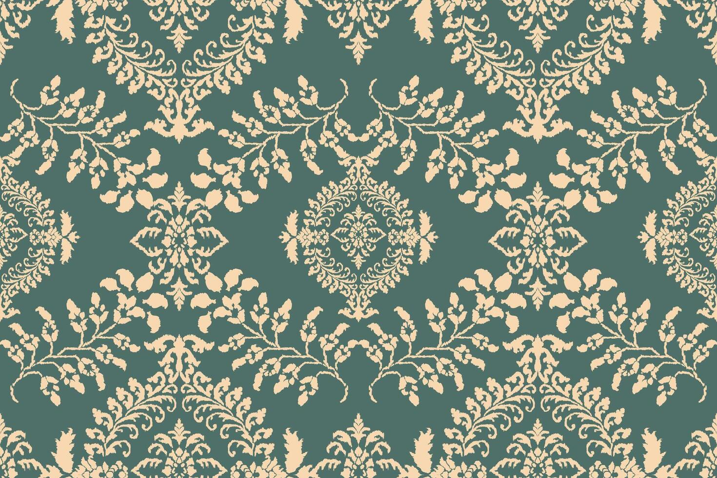Ikat tribal Indian seamless pattern. Ethnic Aztec fabric carpet mandala ornament native boho chevron textile.Geometric African American oriental traditional vector illustrations. Embroidery style.