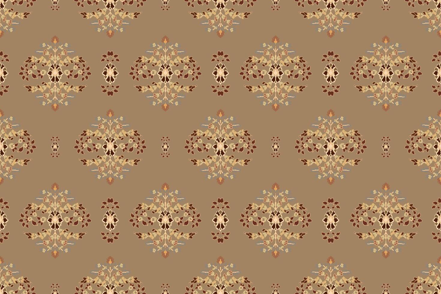 ikat tribal indio sin costura modelo. étnico azteca tela alfombra mandala ornamento nativo boho cheurón textil.geometrico africano americano oriental tradicional vector ilustraciones. bordado estilo.