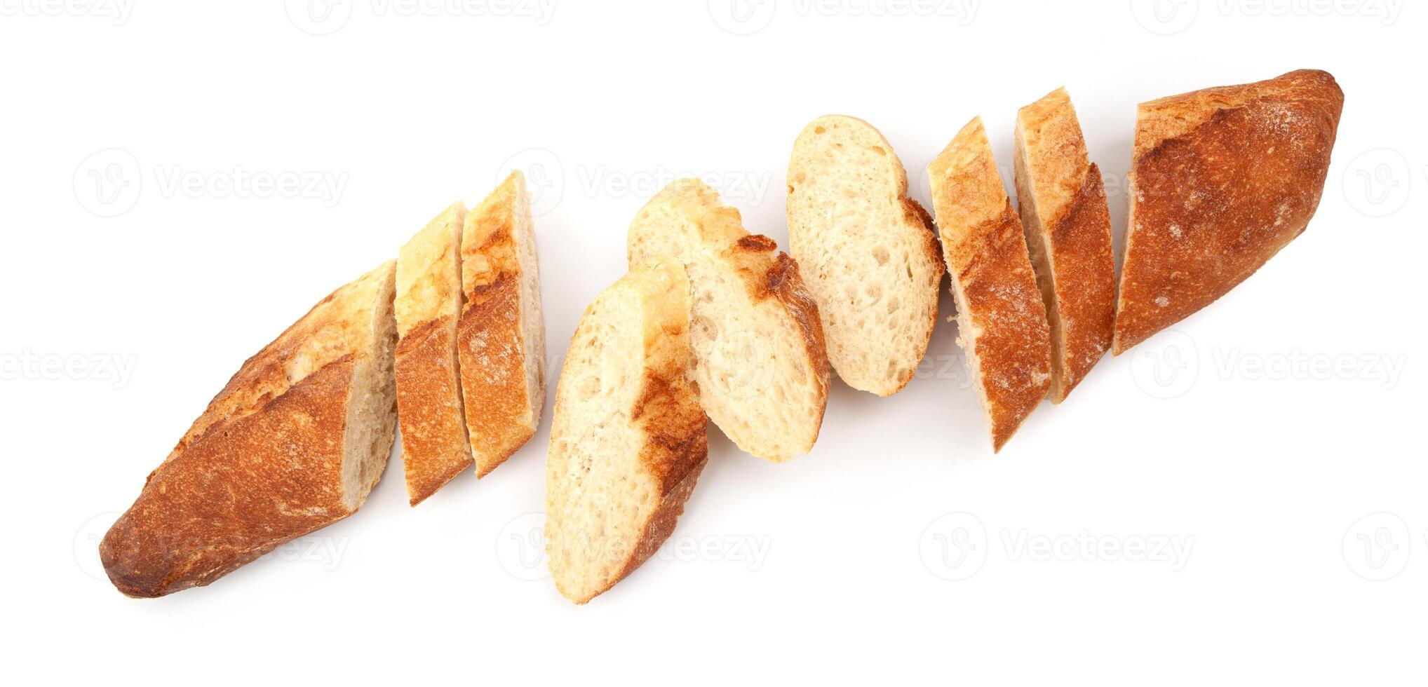 Freshly baked baguette photo