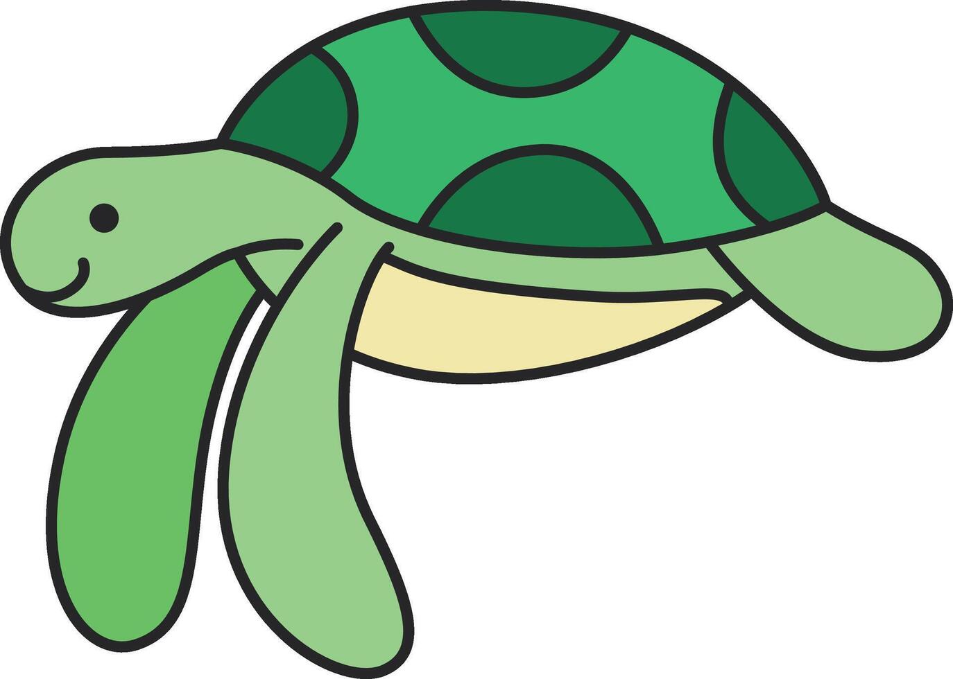 Tortuga icono. plano ilustración de Tortuga vector icono para web diseño