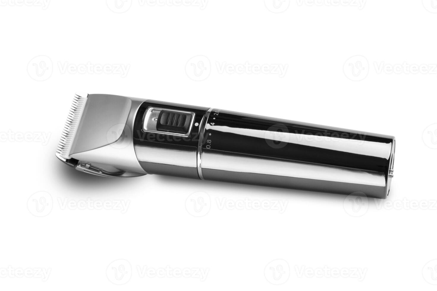 Hair clipper isolated on white background photo