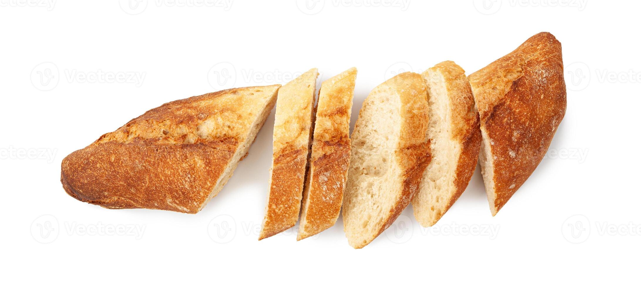 Freshly baked baguette photo