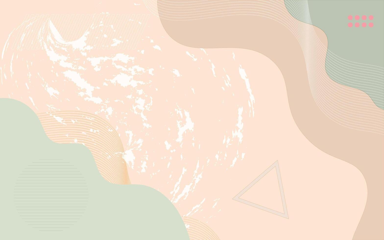 Beautiful pastel social media banner template and abstract background design vector