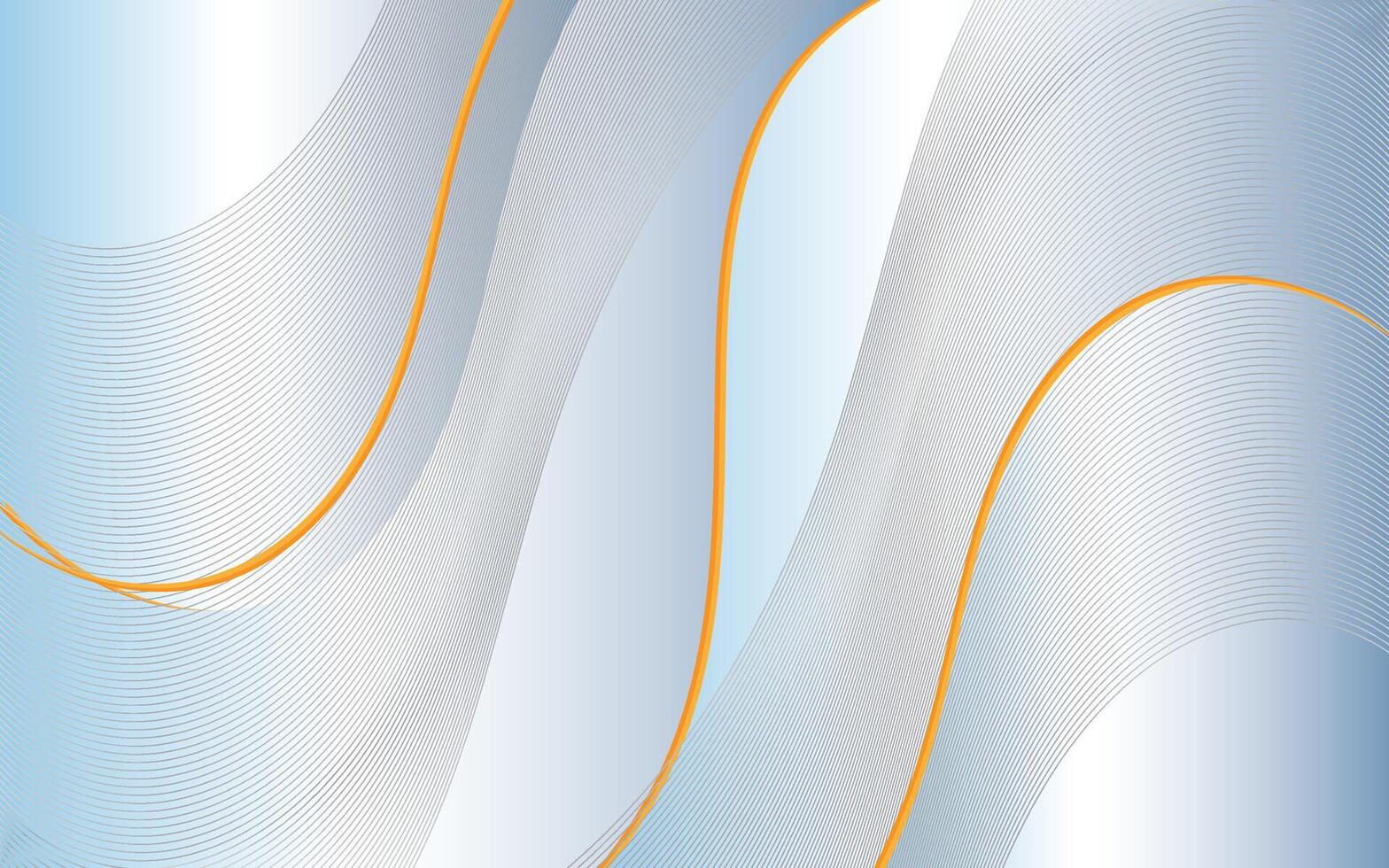 Modern white abstract wave background vector