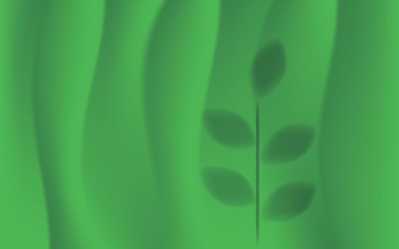 Simple green abstract background design vector