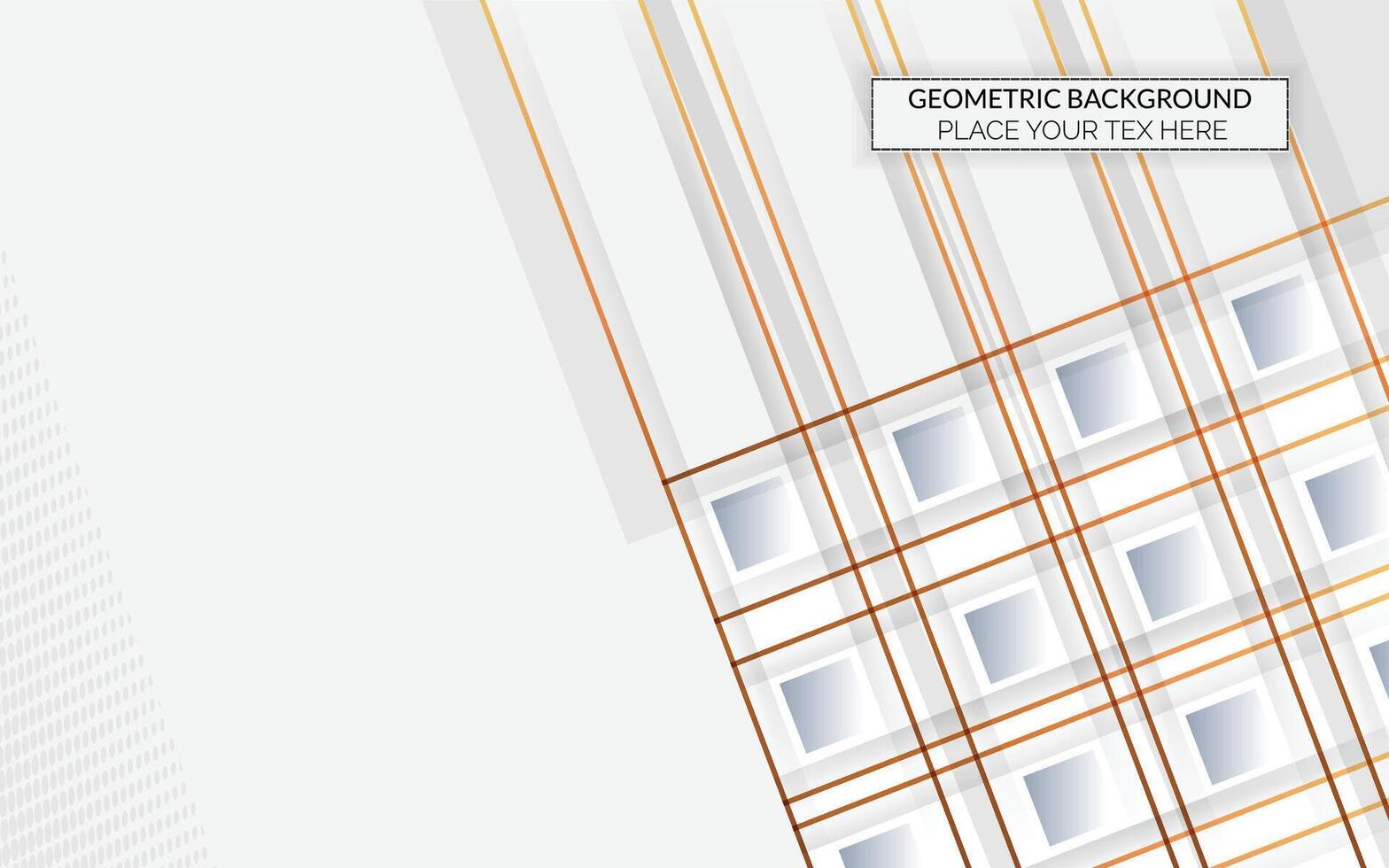 resumen geométrico antecedentes con naranja líneas vector