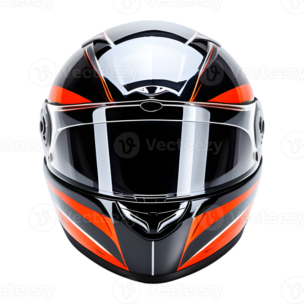 AI generated Motorcycle Helmet Isolated on Transparent Background png
