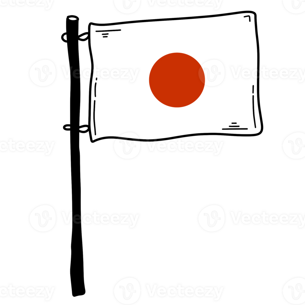 japanisch Flagge Illustration png