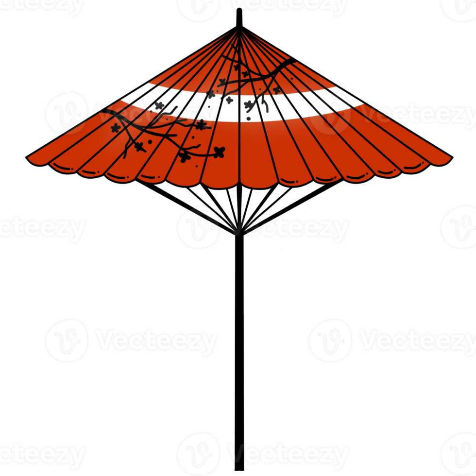 Japonais parapluie illustration png