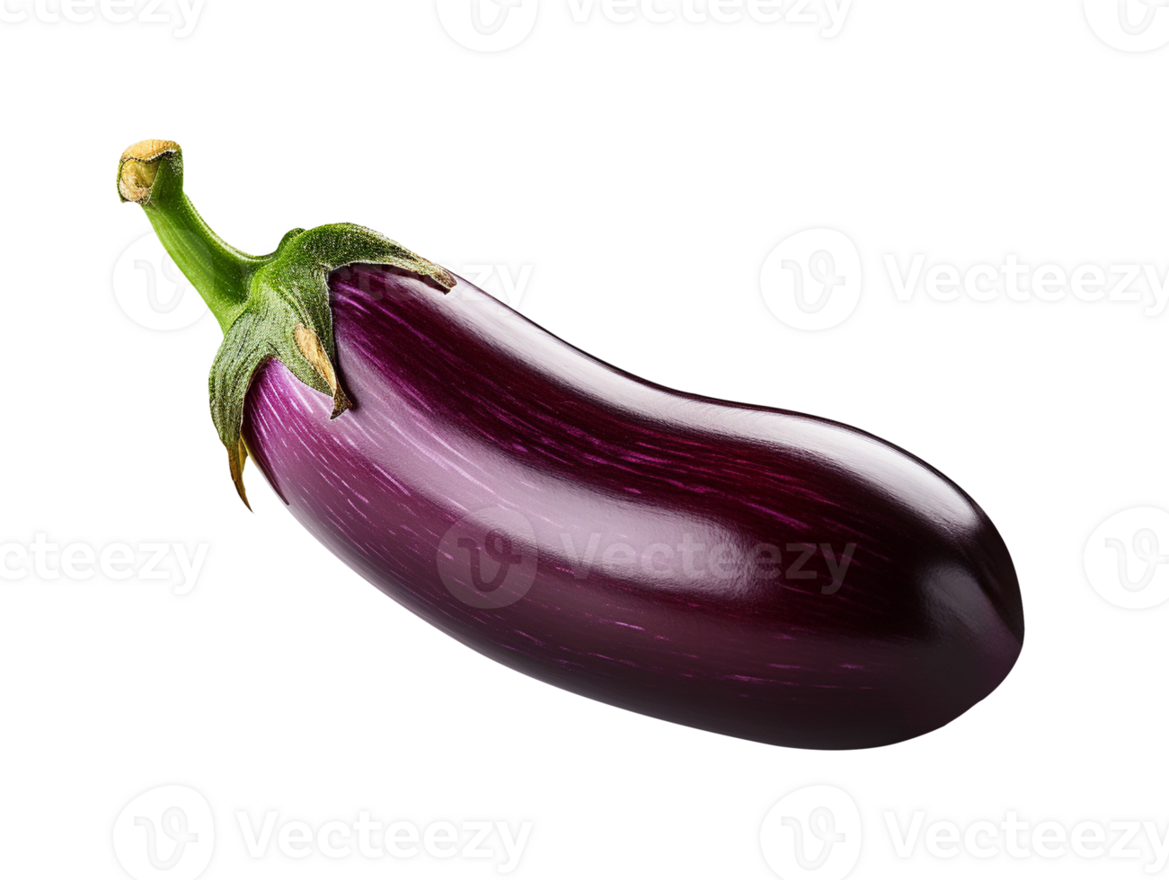 AI generated Aubergine vegetable png file