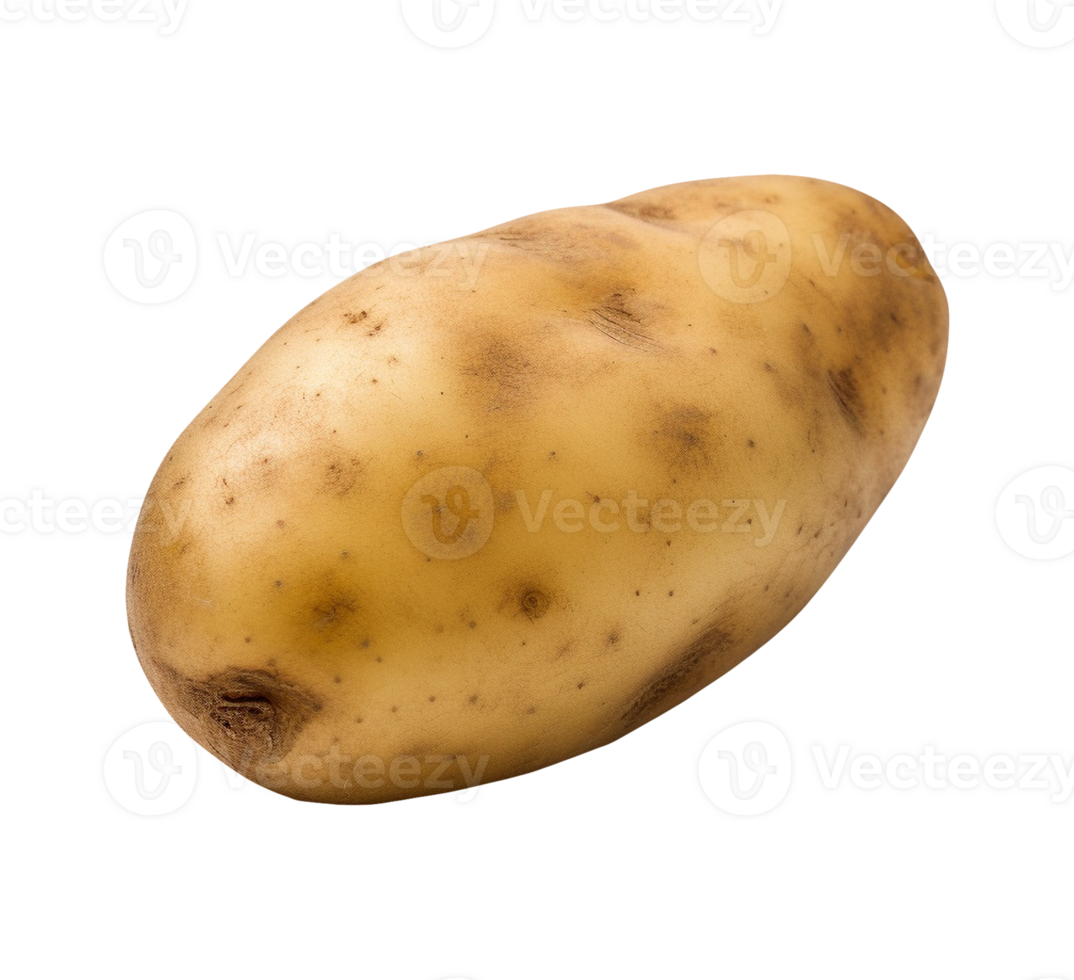 AI generated Potato vegetable png file