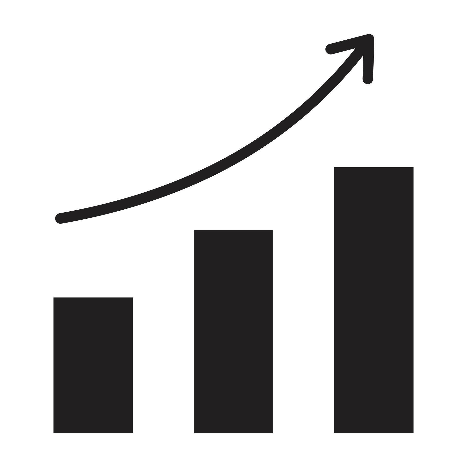 Graphs Flat icon. 39400488 Vector Art at Vecteezy