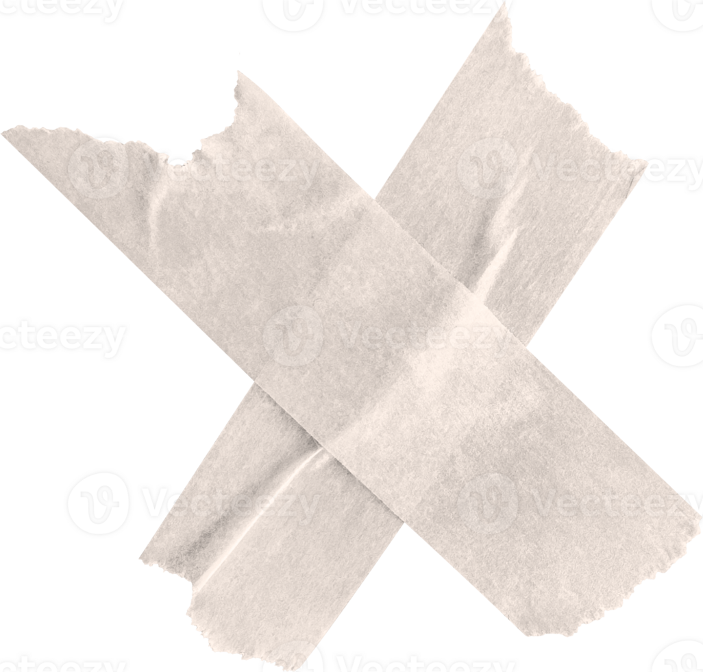 Beige Paper Adhesive Masking Tape png