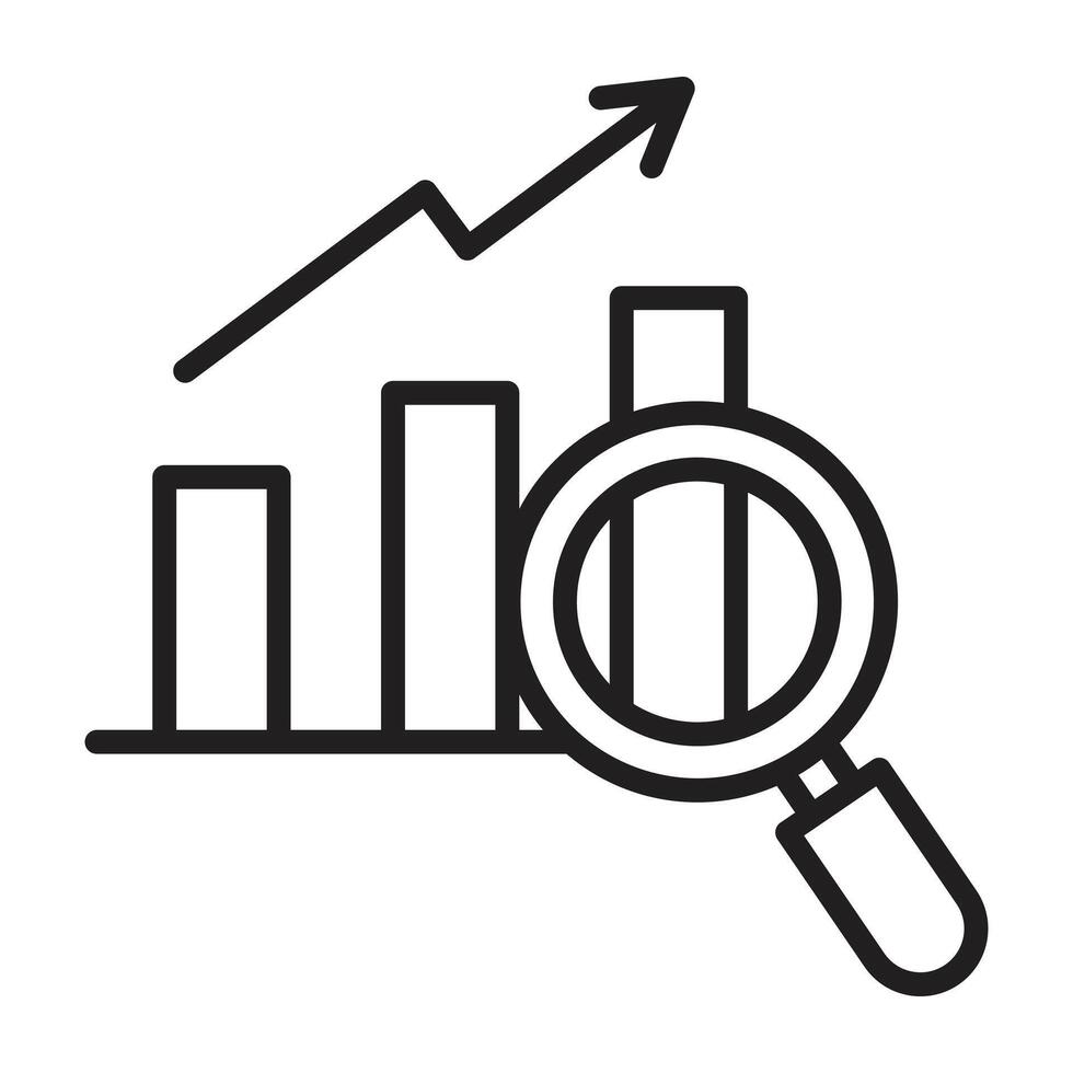 Research line icon. vector