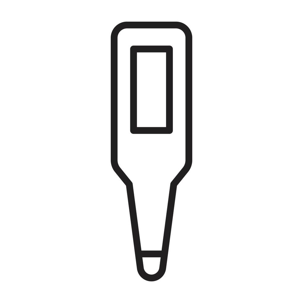 medicine Thermometer line icon. vector