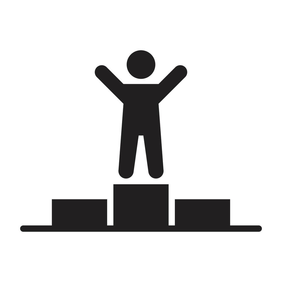 Success Flat icon. vector