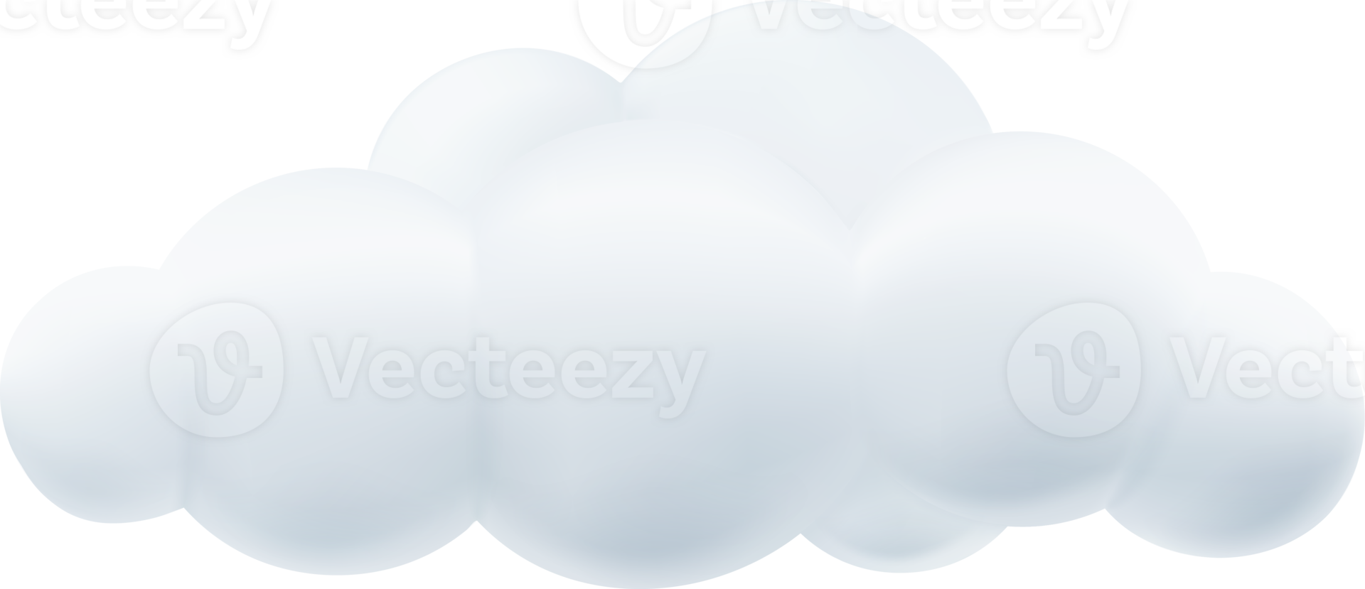 3D cloud icon 39400792 PNG