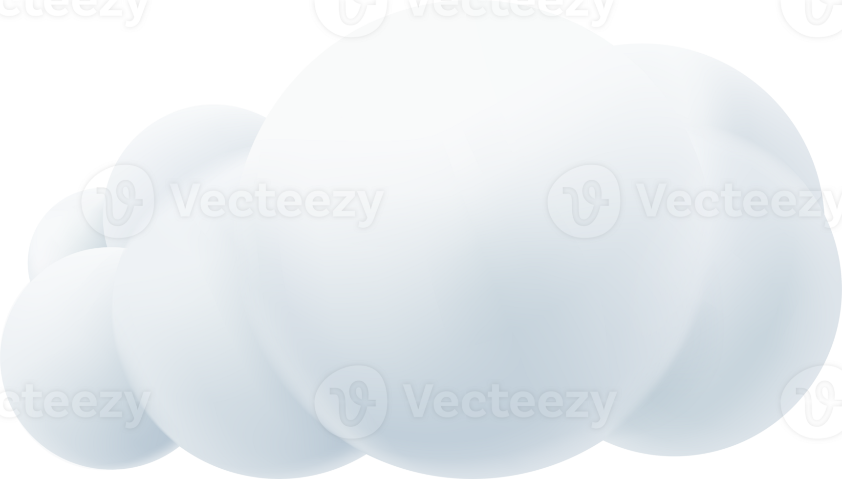 3D cloud icon png