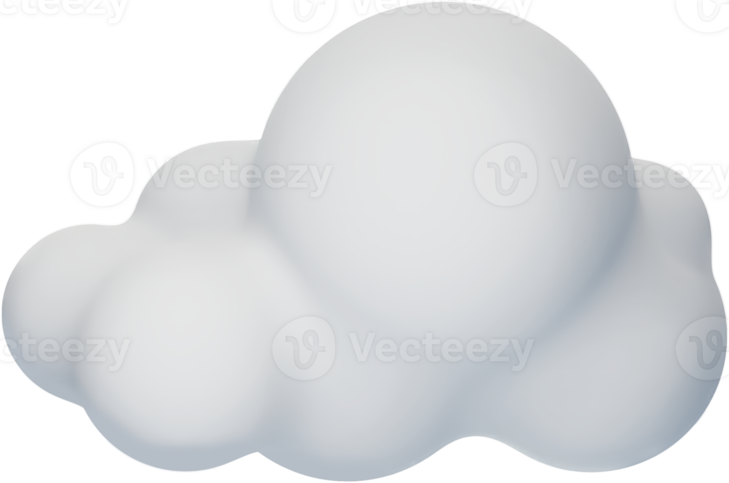 3D Cloud Illustration png