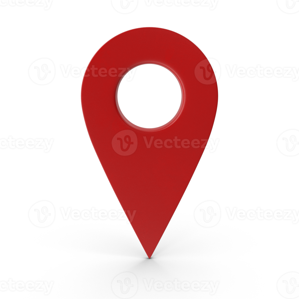 3D Rendering Realistic Location map pin GPS pointer markers GPS location symbol, maps and navigation apps, red geolocation markers, placemark icons, cartography, and traveler interest symbols png