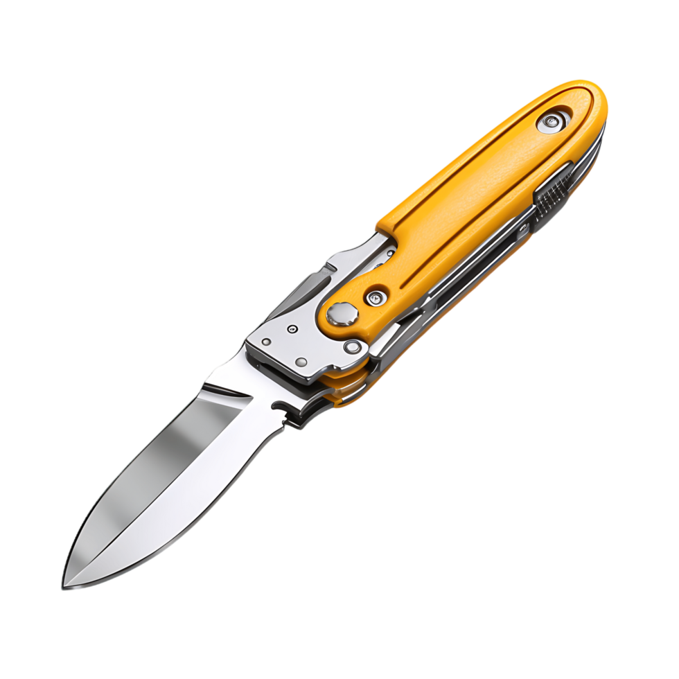 AI generated Knife Clipping Path for Detailed Customization in Tool Projects png