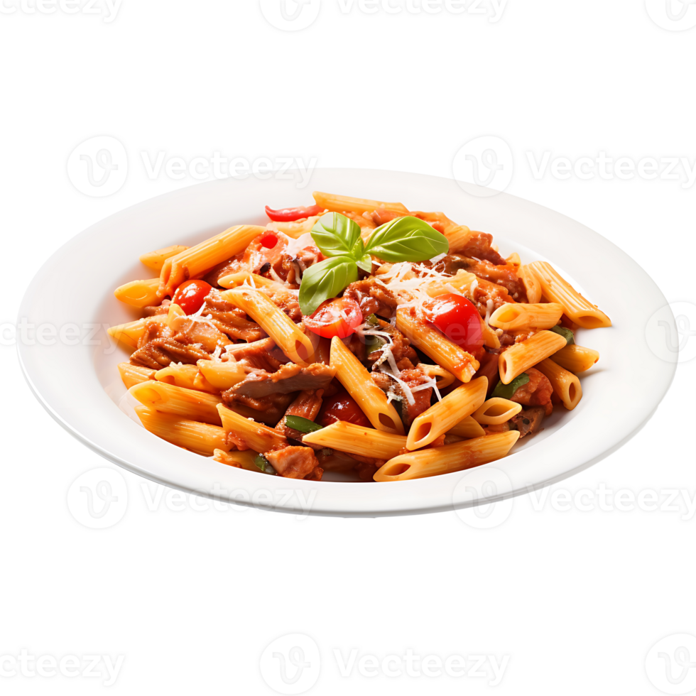 AI generated Isolated Al Dente Ziti, Enhancing the Visual Appeal of Graphic Elements png