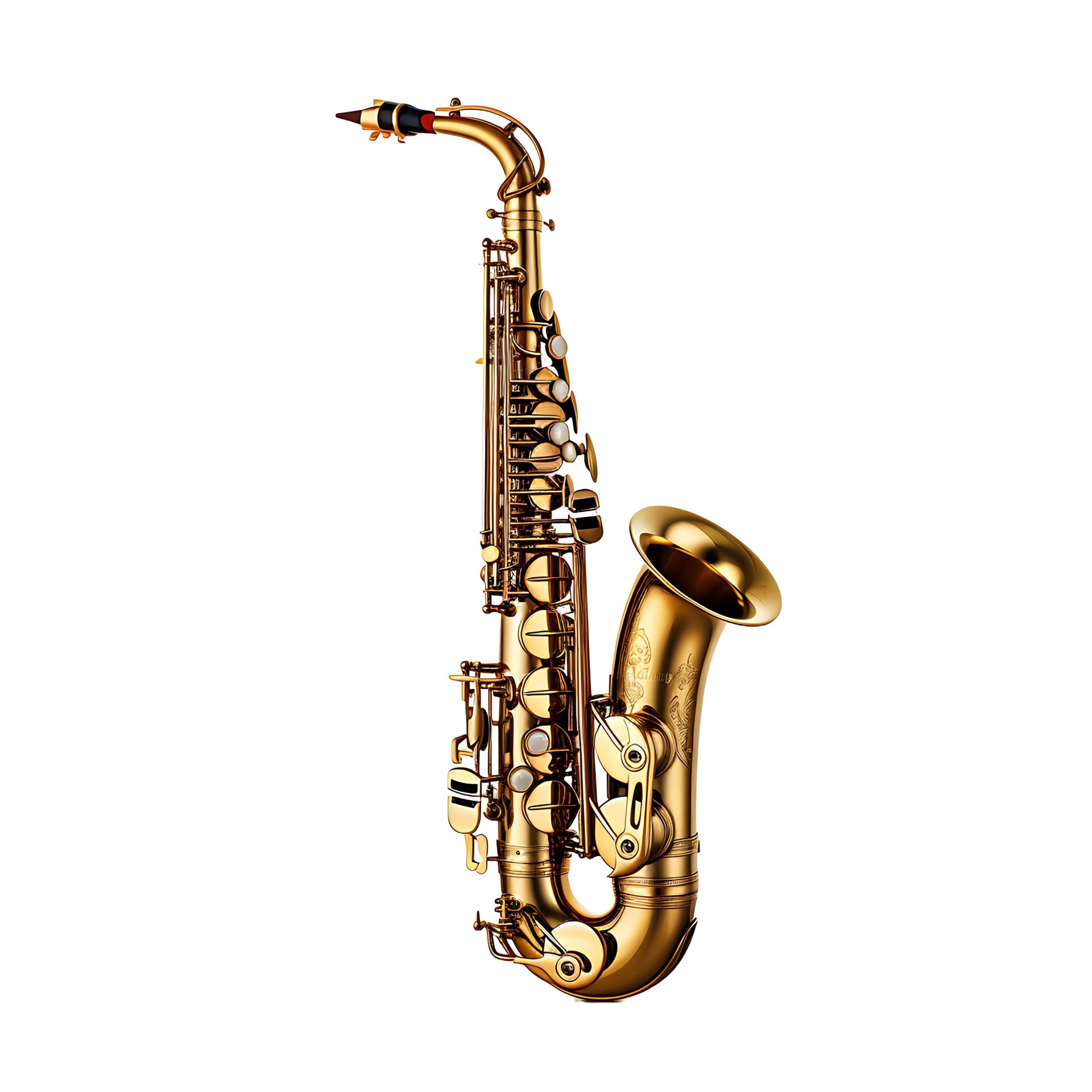 AI generated Clean Saxophone Cutout for Versatile Use 39401288 PNG