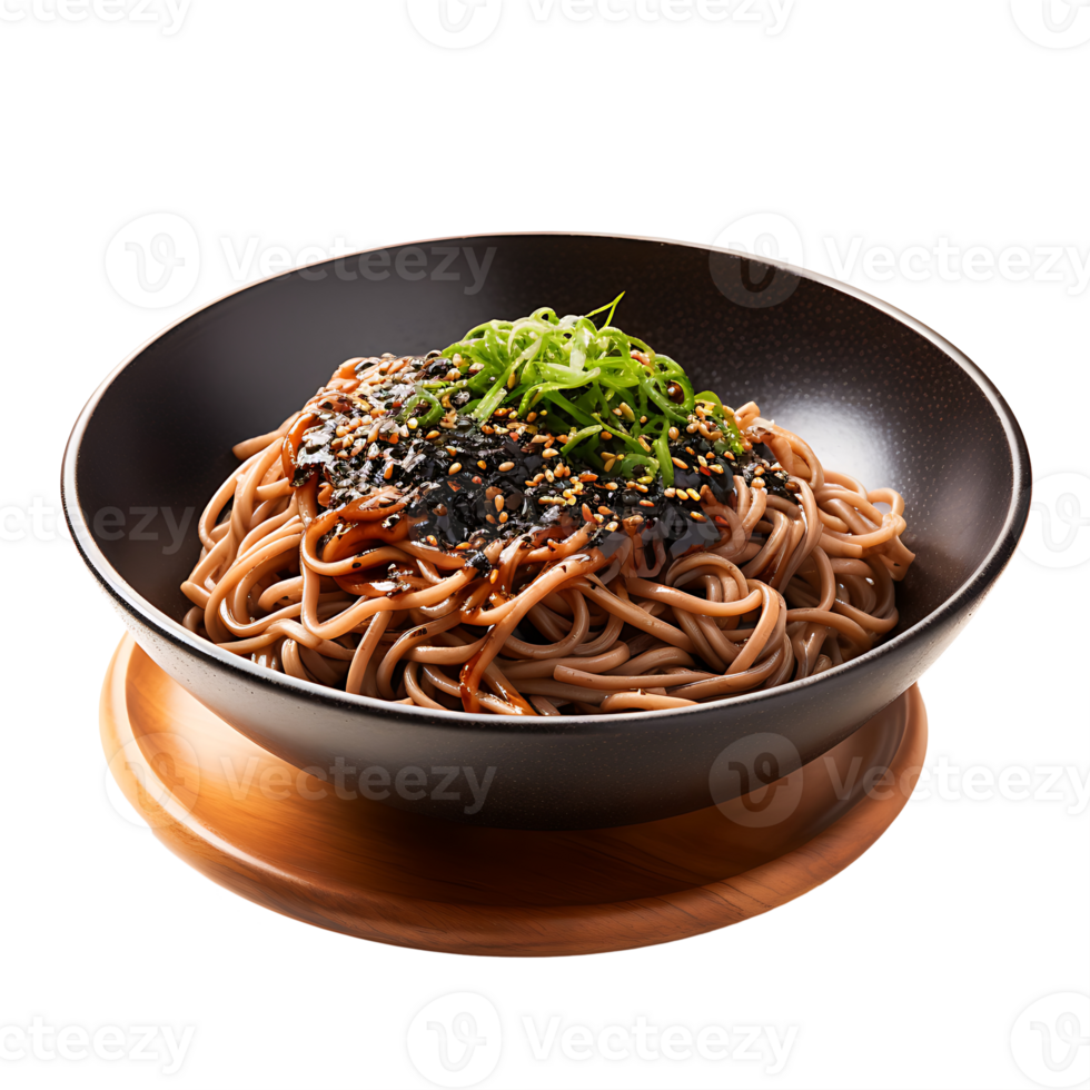 AI generated Clean Yaki Soba Cutout, Ensuring a Neat and Tidy Appearance in Graphics png