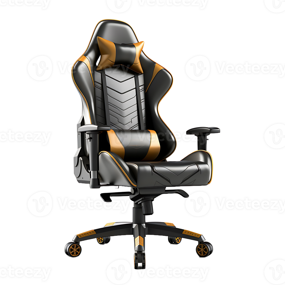 AI generated Swivel Chair Clipping Path for Precision in Detailing and Customization png