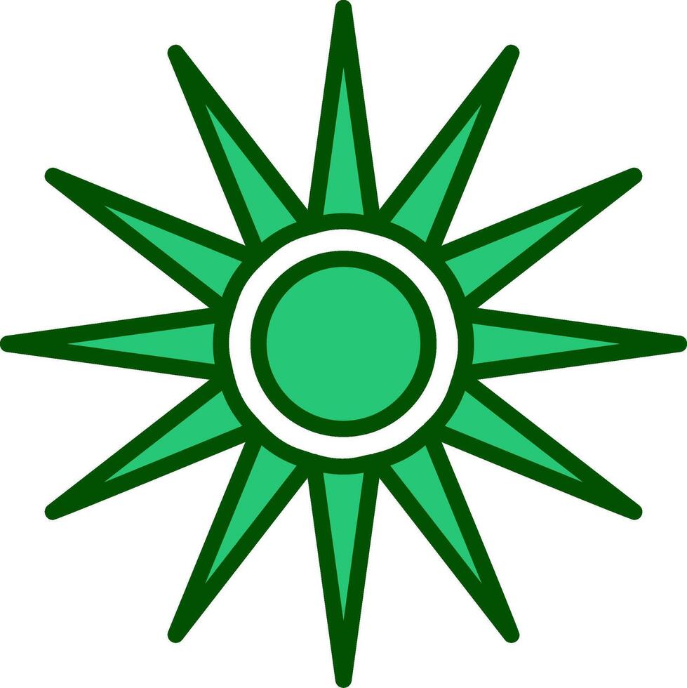 Optical Raditon Vector Icon
