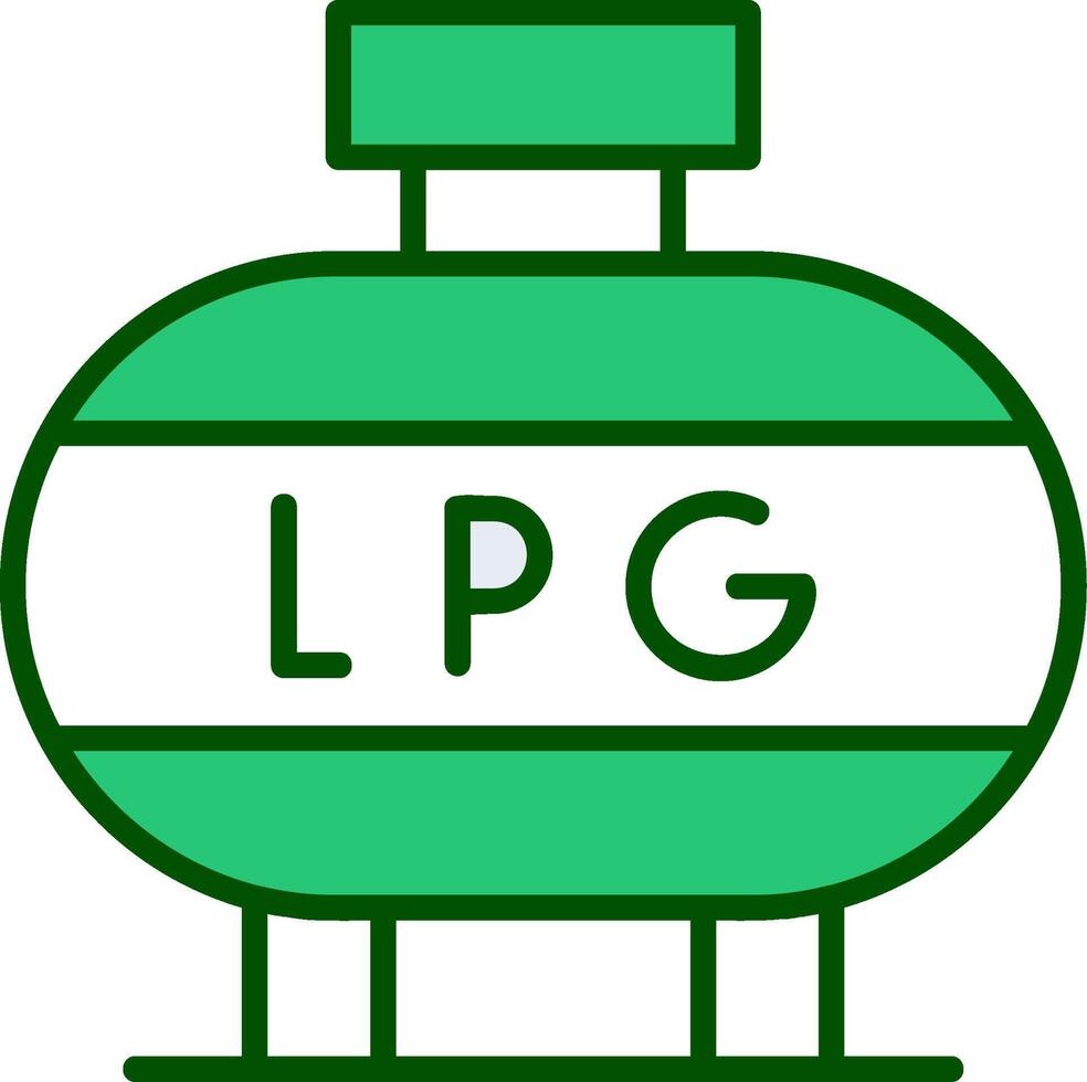 Liquefied Petroleum Gas Vector Icon