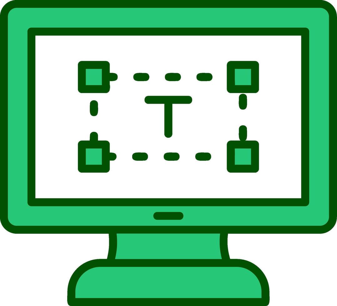 Computer text Editor Vector Icon