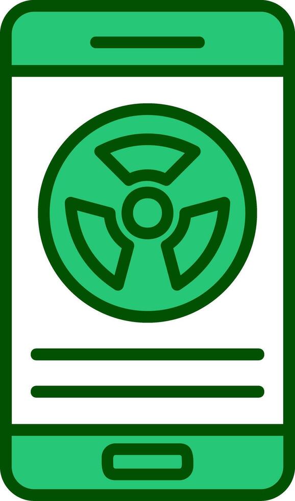 Rdiation Vector Icon