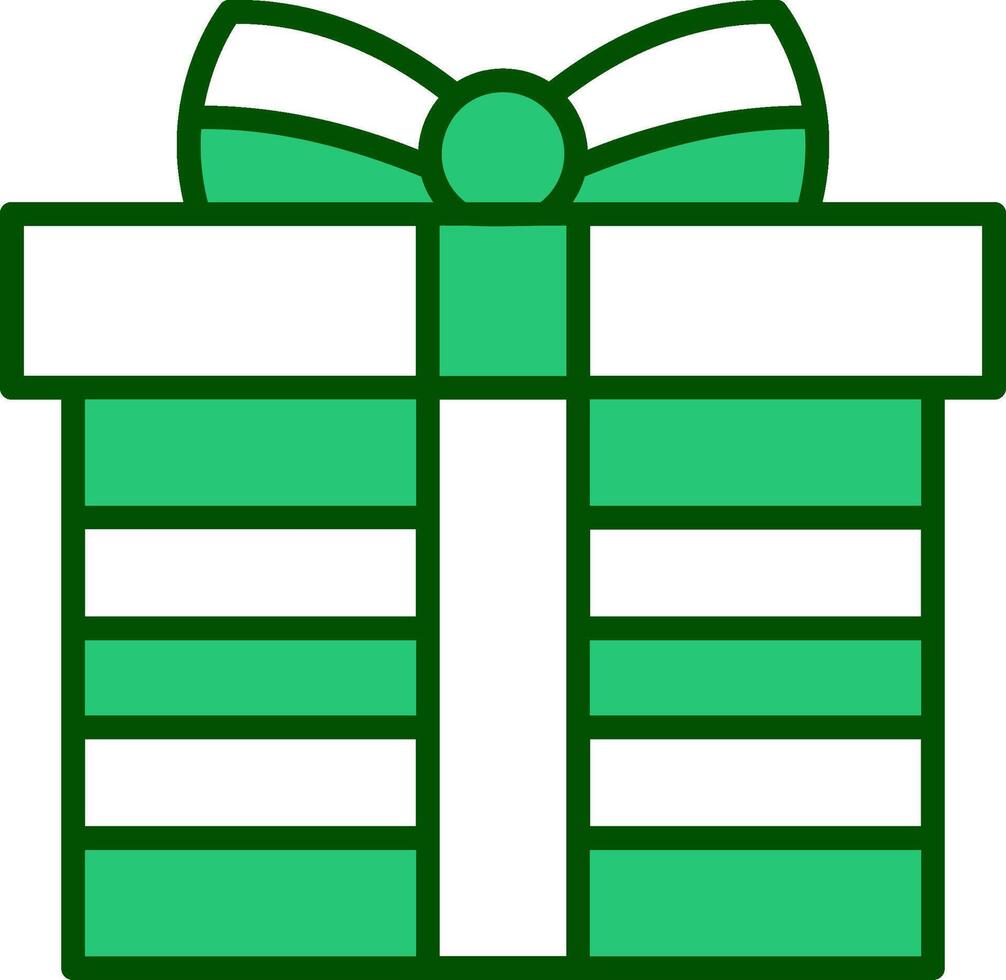 icono de vector de caja de regalo