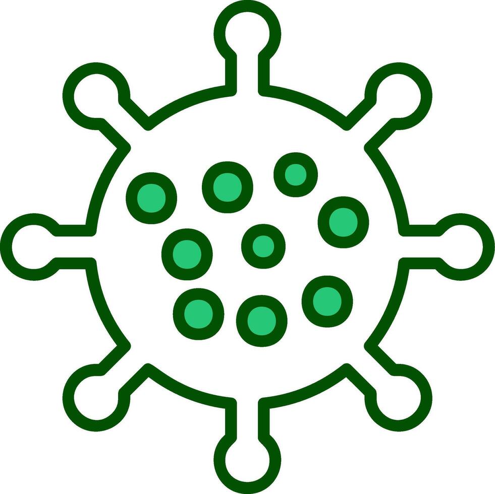 icono de vector de virus