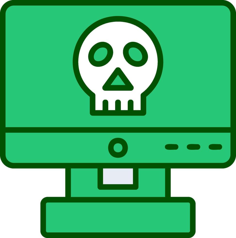 Computer Hacking Vector Icon