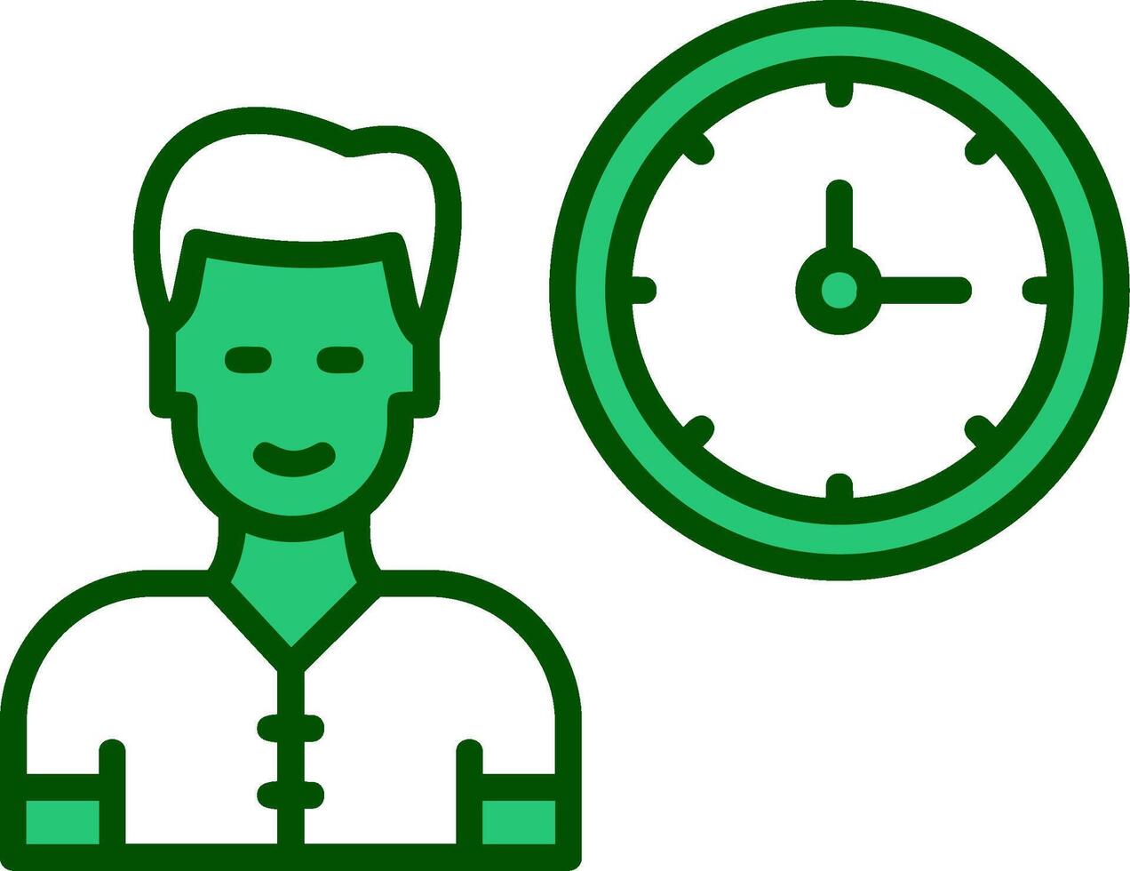 Work Time Vector Icon