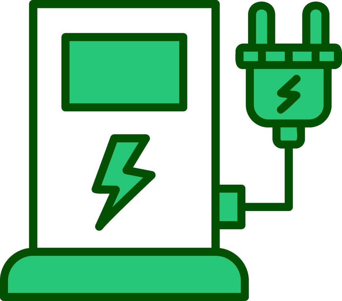 Charging Station Vector Icon