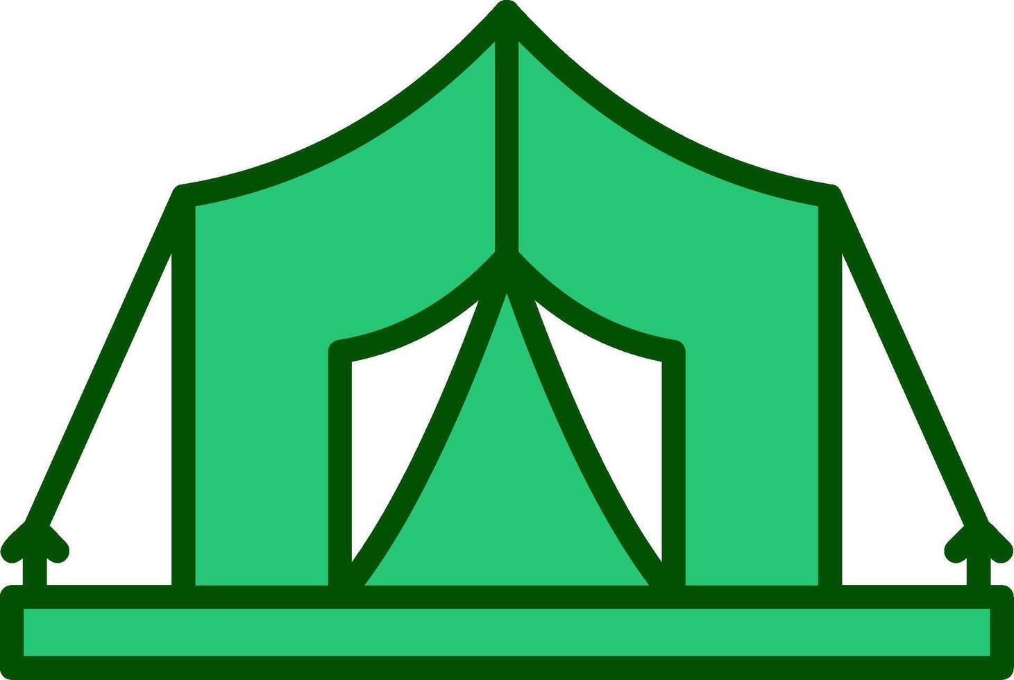 Tent Vector Icon