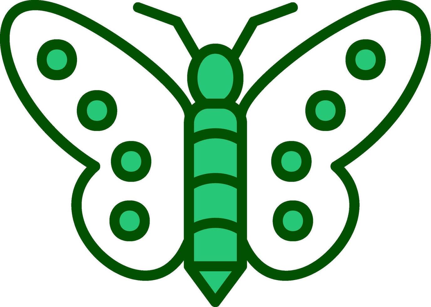 icono de vector de mariposa