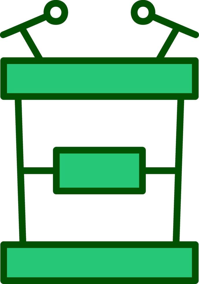 Tribune Vector Icon