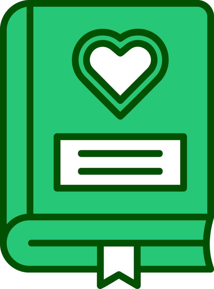 Romance Book Vector Icon