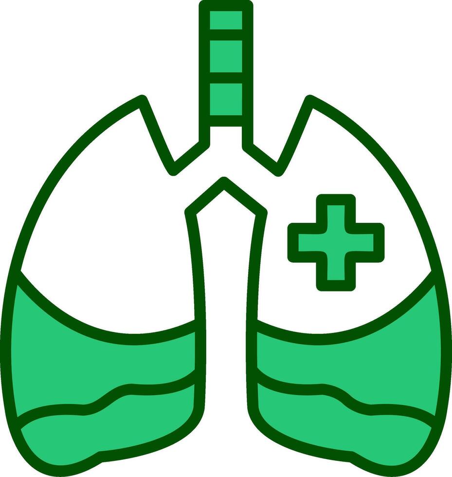 Lungs Vector Icon