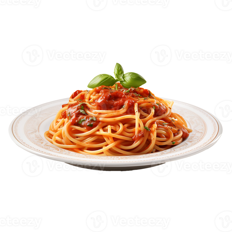 AI generated Isolated Delicious Pasta, Adding Flavor to Graphic Presentations png