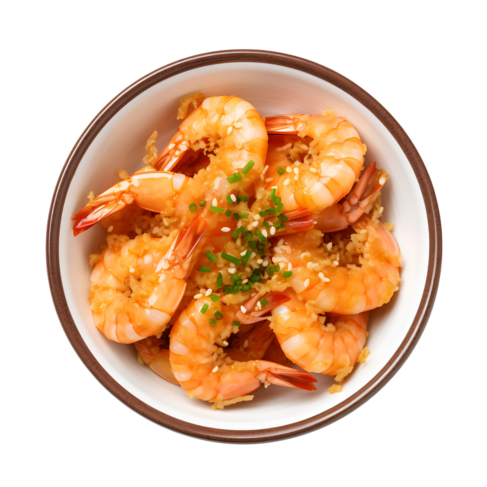 AI generated Tempura Clarity Cutout for Precise and Well Defined Culinary Visual Elements png